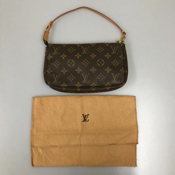 1004100994961 9 LOUIS VUITTON Monogram Accessoire Pochette M51980 Brown