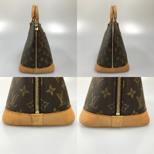 1004100998952 3 LOUIS VUITTON Handbag Monogram Alma M51130 Brown