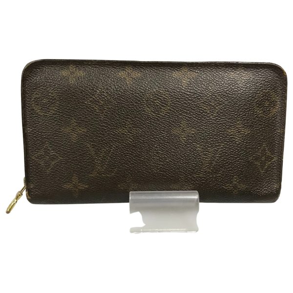 1004101014767 1 rbg LOUIS VUITTON Monogram Portomone Zip Long Wallet Brown