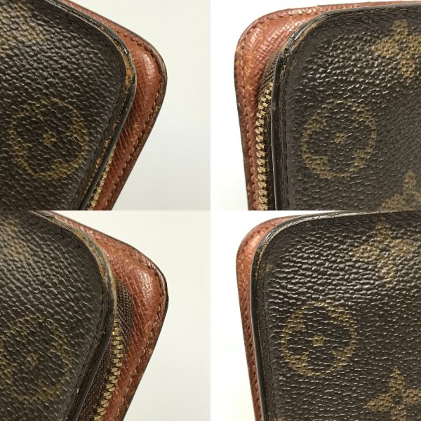 1004101014767 8 LOUIS VUITTON Monogram Portomone Zip Long Wallet Brown