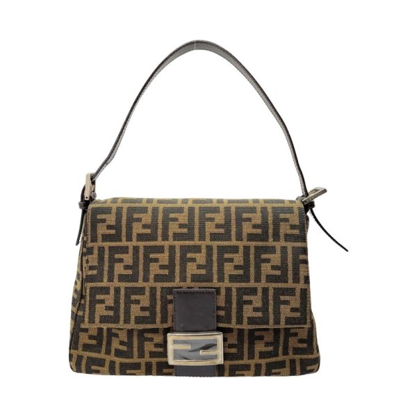 1009102722383 1 rbg FENDI Handbag Mamma Bucket Brown