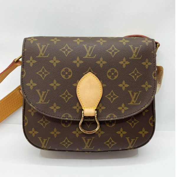 1009102788419 2 LOUIS VUITTON Saint Cloud GM Shoulder Bag Brown