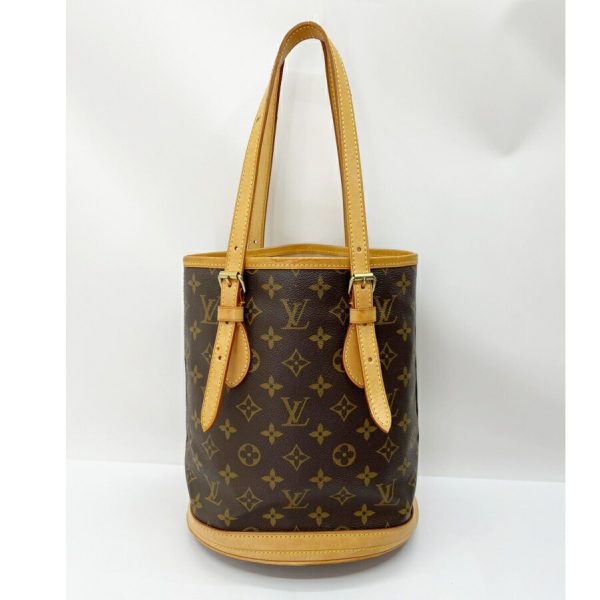 1009102799453 2 LOUIS VUITTON Petit Baguette Tote Bag M42238 Brown