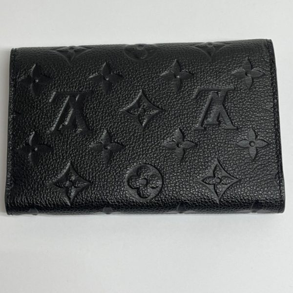 1009102801033 3 LOUIS VUITTON Wallet Empreinte Portefeuille Curieuse M60539 Black