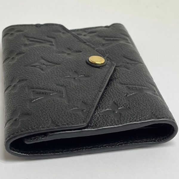 1009102801033 5 LOUIS VUITTON Wallet Empreinte Portefeuille Curieuse M60539 Black