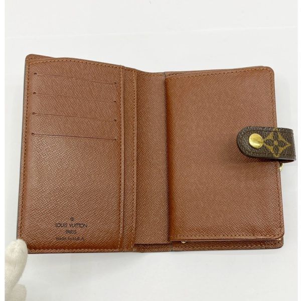 1009102829297 5 LOUIS VUITTON Monogram Portomone Bier Viennois Wallet Brown