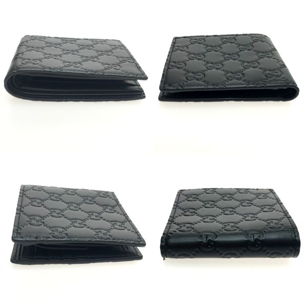 1010104207730 7 GUCCI Wallet Guccisima Black