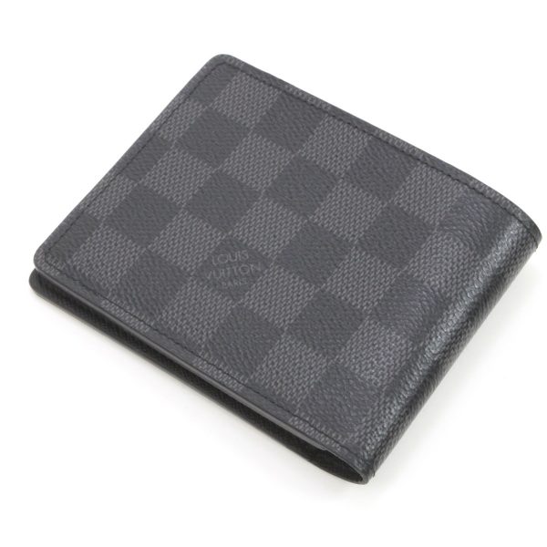 1010104456992 1 LOUIS VUITTON Damier Graphite Portefeuille Multiple N62663