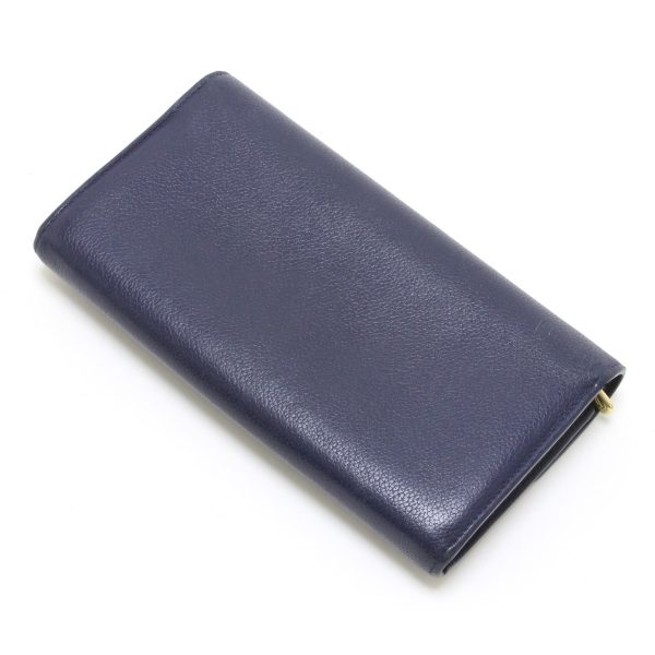 1010104522857 2 LOUIS VUITTON Bi flong wallet Portefeuille Lock Me Blue