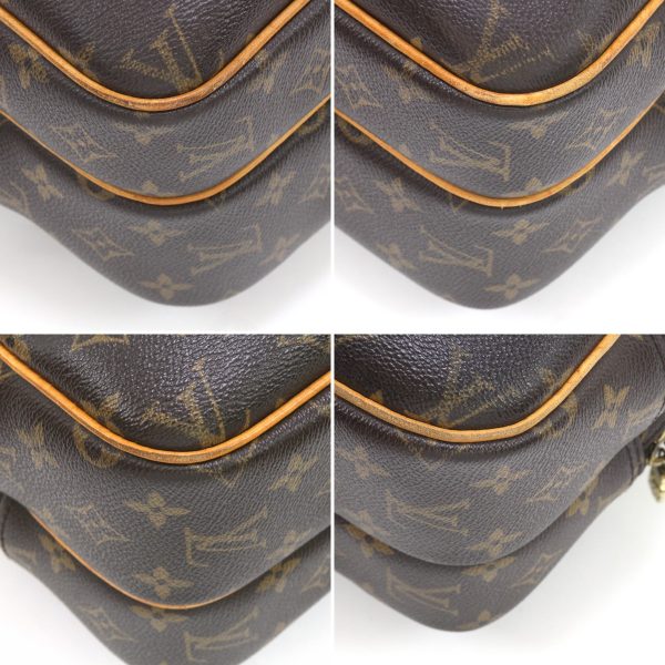 1010104592430 6 LOUIS VUITTON Monogram Reporter PM Shoulder Bag M45254 Brown