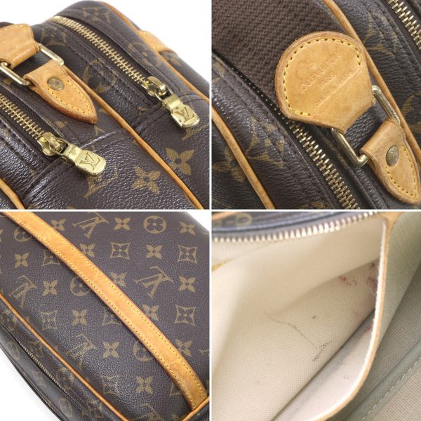 1010104592430 8 LOUIS VUITTON Monogram Reporter PM Shoulder Bag M45254 Brown