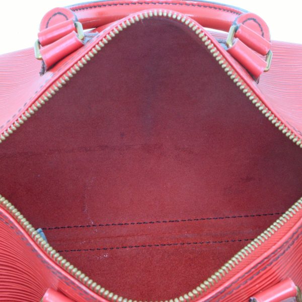 1010104634031 10 LOUIS VUITTON Epi Speedy 35 Handbag M42997 Red