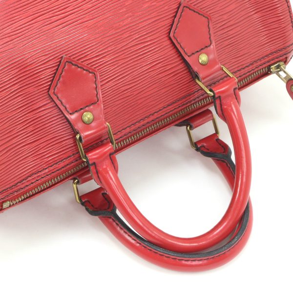 1010104634031 4 LOUIS VUITTON Epi Speedy 35 Handbag M42997 Red