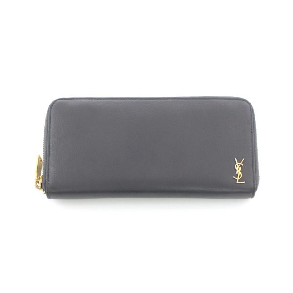 1010104728723 2 Yves Saint Laurent Long Wallet Black