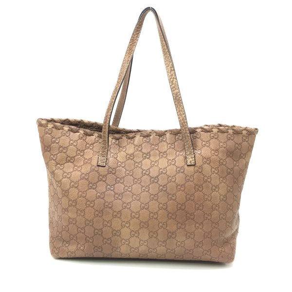 1010104777585 2 GUCCI tote bag Guccisima bamboo tassel Brown