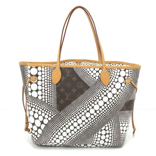 1010104780585 3 LOUIS VUITTON Wave Yayoi Kusama Neverfull MM Tote Bag