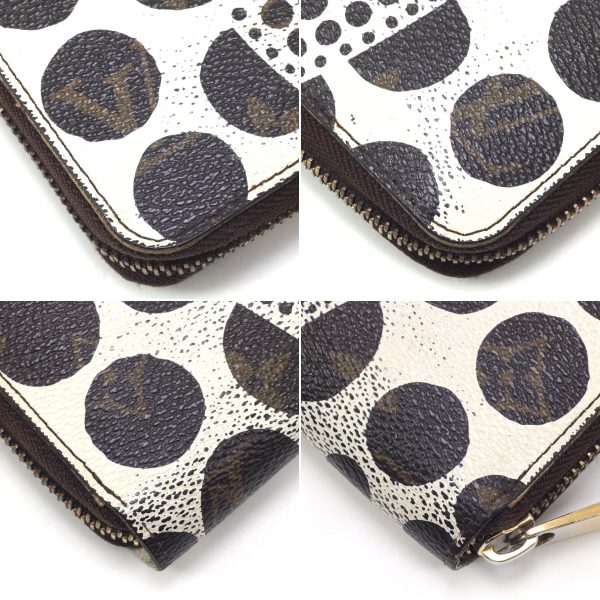 1010104780592 6 LOUIS VUITTON Monogram Yayoi Kusama Zippy Wallet M60447