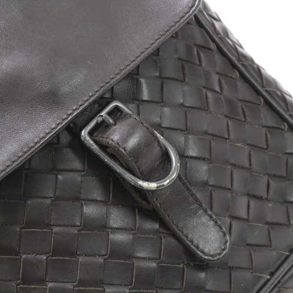 1010104786419 6 BOTTEGA VENETA Intrecciato shoulder pouch brown