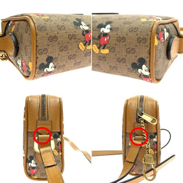 1010104809750 5 GUCCI Shoulder Bag Disney Mickey Collaboration Beige