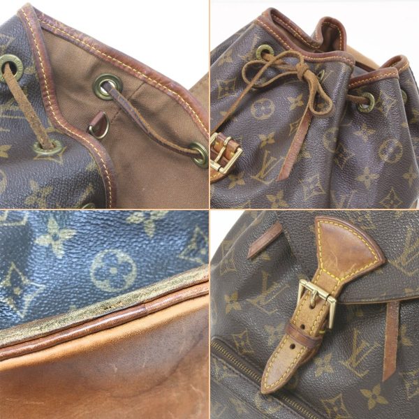 1010104812163 7 LOUIS VUITTON Monogram Montsouris Middle Backpack