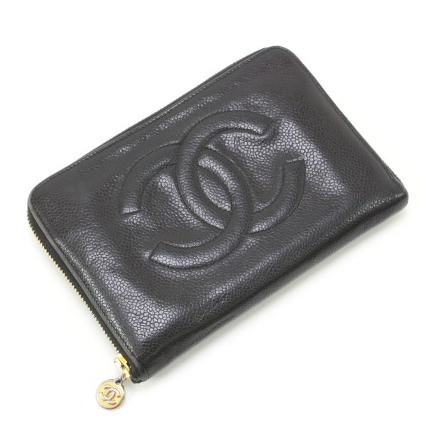 1010104812866 1 CHANEL Caviar skin wallet