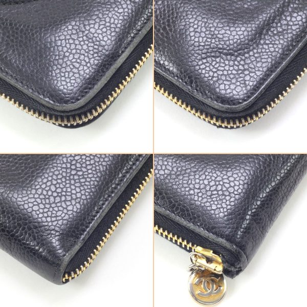 1010104812866 3 CHANEL Caviar skin wallet