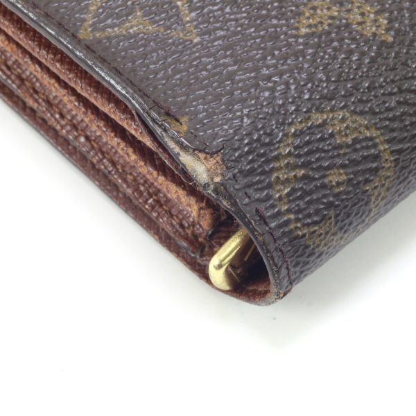 1010104820151 6 LOUIS VUITTON Monogram Portefeuille Sarah M61734 Brown