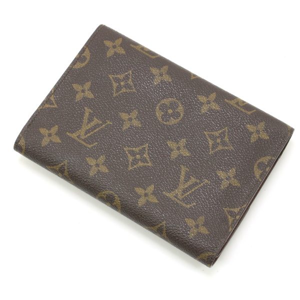 1010104820588 3 LOUIS VUITTON Monogram Porte Tresor Etuy Papier M61202