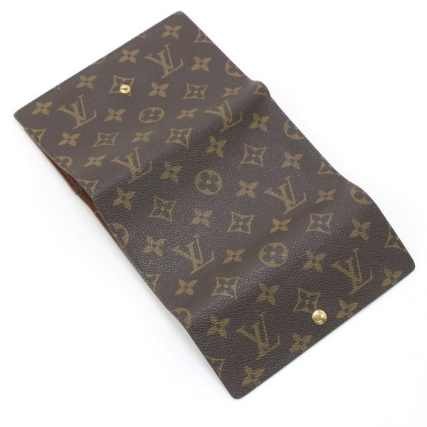 1010104820588 4 LOUIS VUITTON Monogram Porte Tresor Etuy Papier M61202