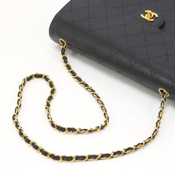 1010104824449 5 CHANEL Caviar skin stitch shoulder bag