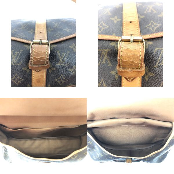 1013103218288 5 LOUIS VUITTON Shoulder bag Monogram Saumur 35