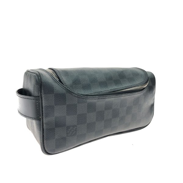 1013103279371 1 LOUIS VUITTON Damier Graphite Toilette Pouch Black