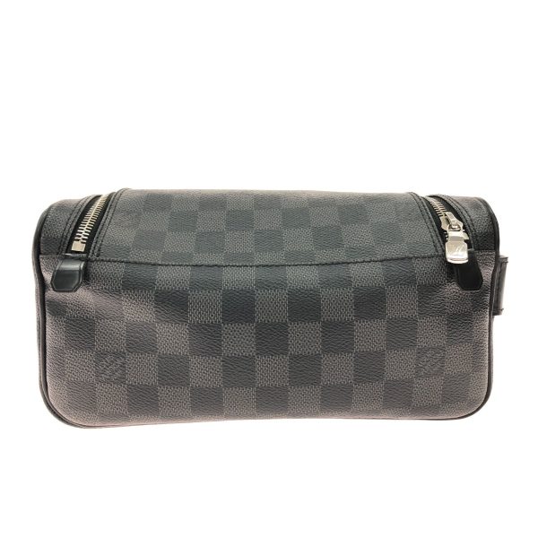 1013103279371 3 LOUIS VUITTON Damier Graphite Toilette Pouch Black