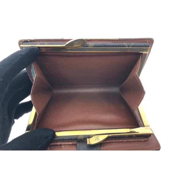 1013103303526 5 LOUIS VUITTON Wallet Viet Viennois M61663 Brown