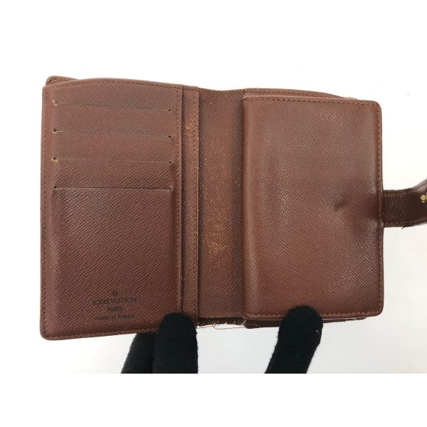 1013103303526 6 LOUIS VUITTON Wallet Viet Viennois M61663 Brown