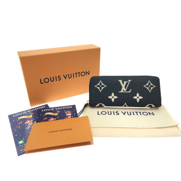 1013103308491 1 LOUIS VUITTON Long Zippy Wallet Empreinte Noir Black