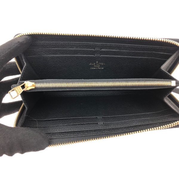 1013103308491 4 LOUIS VUITTON Long Zippy Wallet Empreinte Noir Black