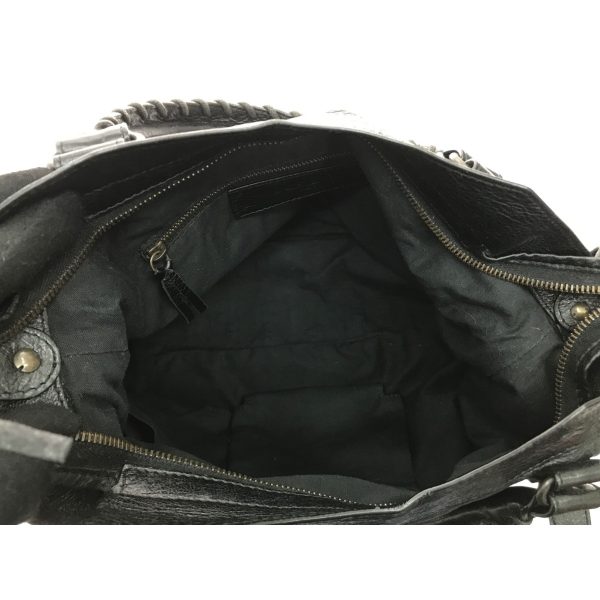 1013103320745 7 BALENCIAGA 2WAY Bag Shoulder Bag the City Black