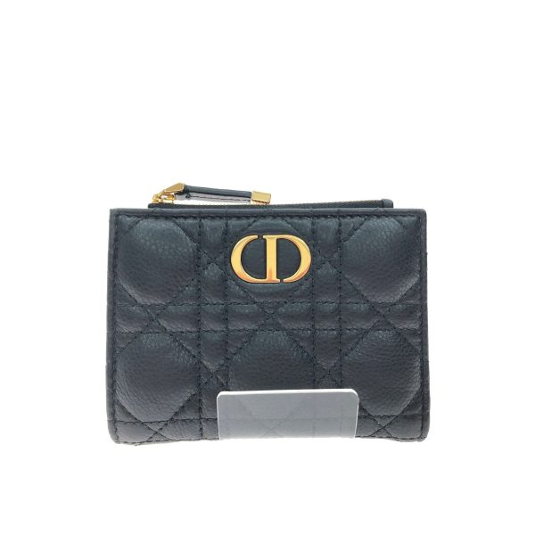 1013103326549 2 Christian Dior Wallet Caro Dahlia Wallet Cannage Black