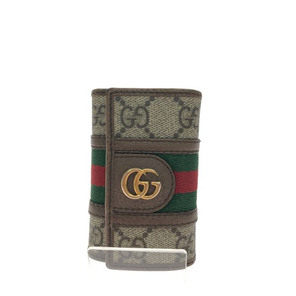 1013103331284 2 GUCCI 6 row key case GG Supreme Ophidia Multicolor