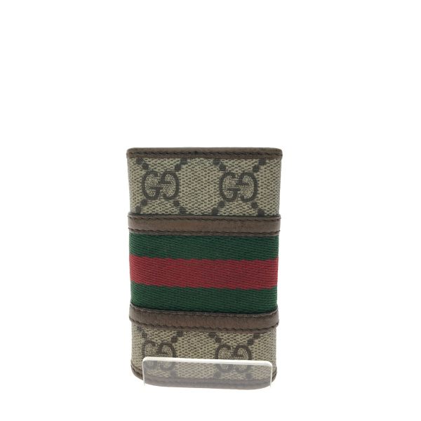 1013103331284 3 GUCCI 6 row key case GG Supreme Ophidia Multicolor