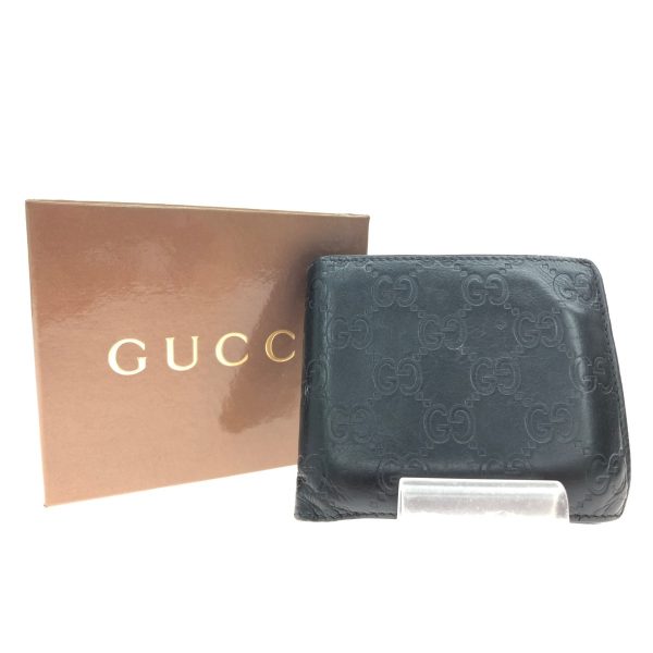 1013103334421 1 GUCCI Wallet GG Pattern Guccisima 146223 Black