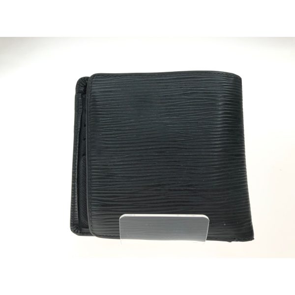 1013103334438 2 LOUIS VUITTON Wallet Epi Marco M60612 Black