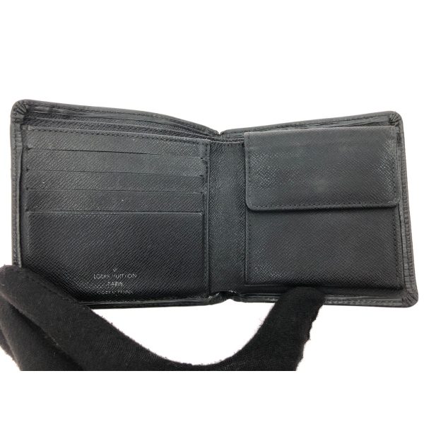 1013103334438 6 LOUIS VUITTON Wallet Epi Marco M60612 Black