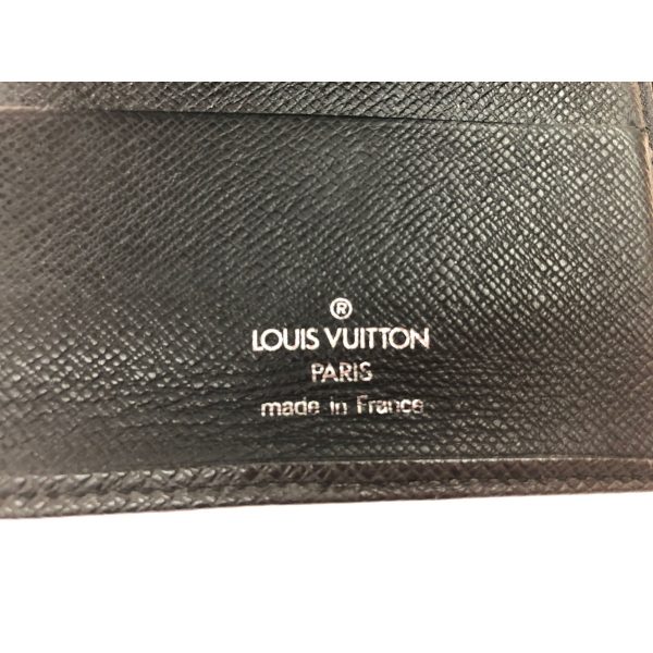 1013103334452 5 LOUIS VUITTON Wallet Taiga Portobier 3 Cult M30452 Black