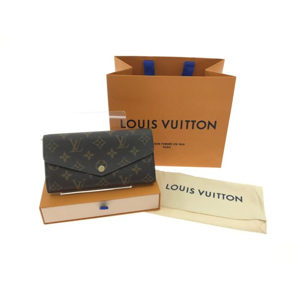 1013103348800 1 LOUIS VUITTON Long Wallet Portefeuille Sarah Brown M60531