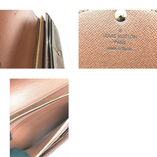 1013103348800 8 LOUIS VUITTON Long Wallet Portefeuille Sarah Brown M60531