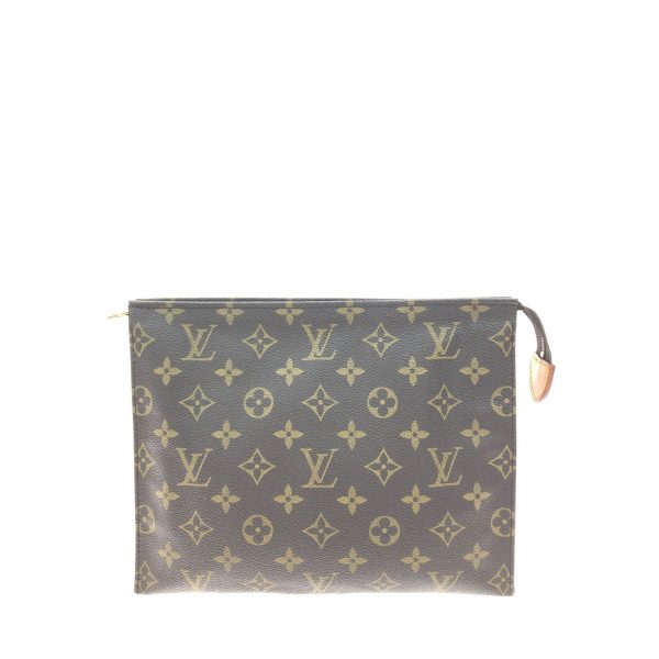 1013103369539 1 LOUIS VUITTON Monogram Clutch Bag Pouch Posh Toilette Brown