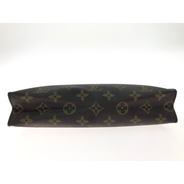 1013103369539 5 LOUIS VUITTON Monogram Clutch Bag Pouch Posh Toilette Brown