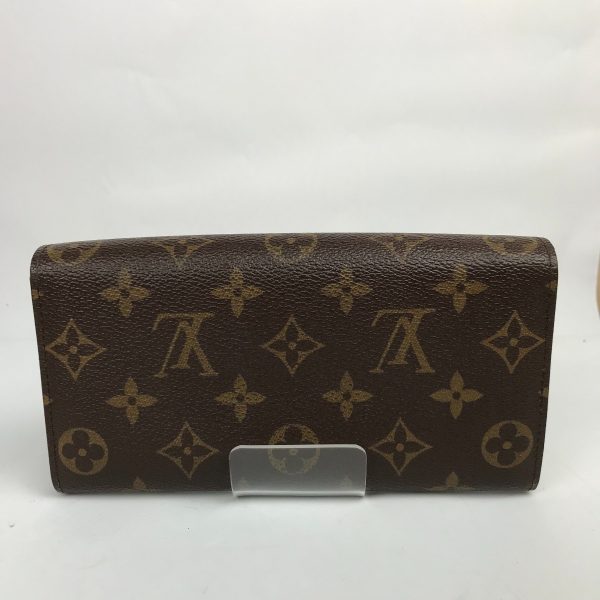 1014101070304 d2 LOUIS VUITTON Monogram Portefeuille Sarah Long Wallet Brown